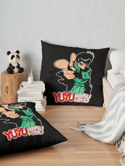 throwpillowsecondary 36x361000x1000 bgf8f8f8 26 - YuYu Hakusho Store