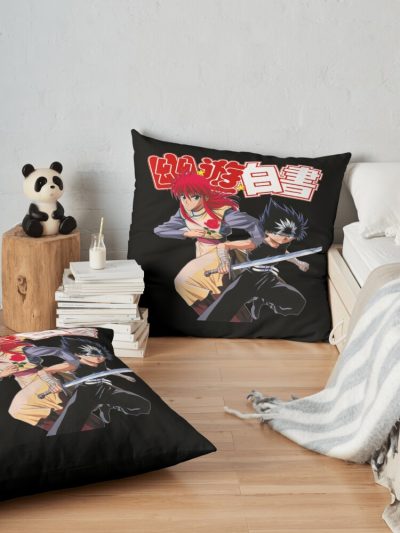 throwpillowsecondary 36x361000x1000 bgf8f8f8 27 - YuYu Hakusho Store