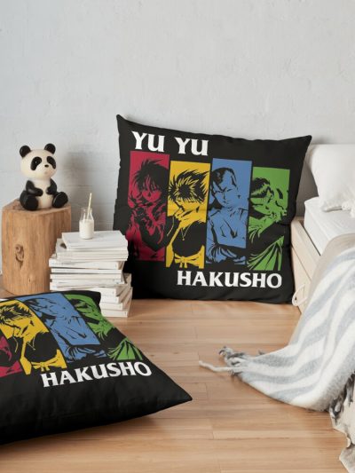 throwpillowsecondary 36x361000x1000 bgf8f8f8 29 - YuYu Hakusho Store