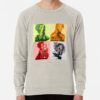 ssrcolightweight sweatshirtmensoatmeal heatherfrontsquare productx1000 bgf8f8f8 20 - YuYu Hakusho Store